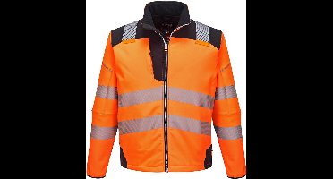 Portwest PW3 Hi-Vis Softshell Jack T402 - Oranje/Zwart - XS