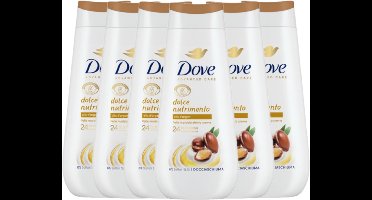 Dove Advanced Care - Douchegel - Nourishing Care - Argan Oil - 6x 225 ml - Voordeelverpakking