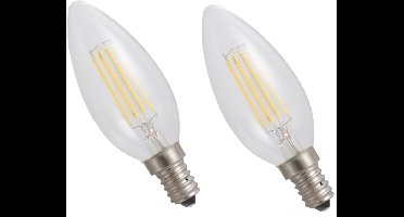 Spectrum Dimbare LED Lamp E14 5.5W - 230V - 800 Lumen - 2700K Warm Wit - Gezellig Licht - Dimbaar - Energiezuinig - 2 stuks