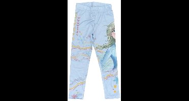 Disney Frozen Legging - Lang - Elsa - Blauw - Maat 110/116