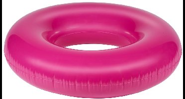 Eddy Toys Zwemring Ø 90 cm - Zwemband tot 65 kg - Swim Ring met Repair Patch - Opblaasbare Zwemring voor Zwembad - Roze / Paars