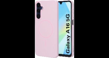 Mobiparts Slim Line Case geschikt voor Samsung Galaxy A16 - MagSafe Blush - Roze