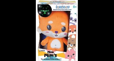 Natuurlijk lichtgevend knuffeldier - JEMINI - Luminou vos mini mim's - Werkt zonder batterij - +/- 15 cm