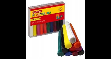 Herlitz Plastic Kleiset 10 Kleuren 120g - Creatief Knutselen