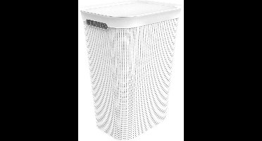 Rotho Wasmand - 50 liter - met afneembaar klapdeksel - wit