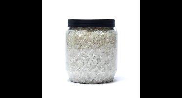 Bergkristal zeer fijn in pot 580 gram
