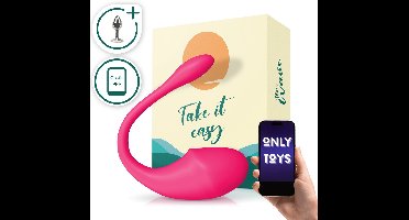ONLYTOYS® The Wave - Vibrerend Ei met Afstandsbediening - Clitoris Stimulator - G Spot Vibrator Tril Ei met App - Vibrators voor Vrouwen en Koppels - Vibrerende Eieren - Sex Toys
