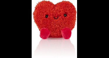 Bitten Design Warmteknuffel Hart Rood