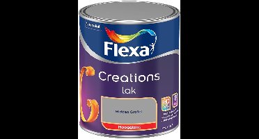 Flexa - Creations Lak Hoogglans - Midden Grafiet - Mengverf - 750 Ml