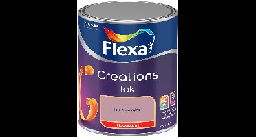 Flexa - Creations Lak Hoogglans - Iets Aubergine - Mengverf - 0.75 L