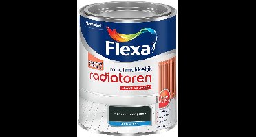 Flexa - Mooi Makkelijk Radiatoren Zijdeglans - Monumentengroen - Mengverf - 0.75 L