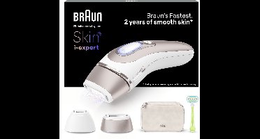 Braun Smart IPL Skin i·expert - Ontharing thuis - Etui - Venus-scheersysteem - 2 Koppen - PL7147