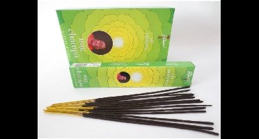 Satya Nag Champa wierook stokjes - 60x - Sai Mahima Meditatie - 15 gram - geurstokjes - Zoete geur - Rustgevend