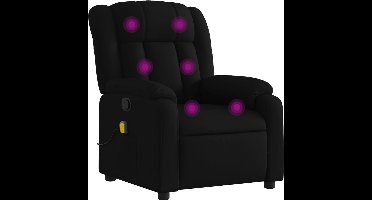 vidaXL - Massagestoel - met - zwarte - stof