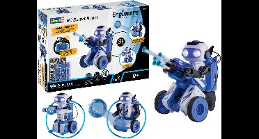 Revell Modelbouwpakket - 21307 Engineers - RC Slimme Robot met 3 Bouwopties - 16,8cm hoog - 2,4GHz Plastic - Revell - Modelbouw