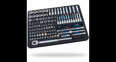 Maximus Dopsleutelset 120-delig – met Fijnvertande Ratel