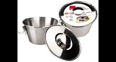 Ibili Roestvrij Vlaaivorm 18 Cm Zilver