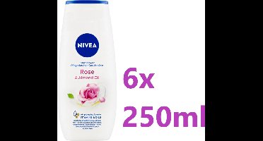 Nivea Care - Douchegel - Rose & Almond - Oil - 6x 250ml