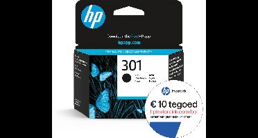 HP 301 - Inktcartridge - Origineel - Standaard capaciteit - Zwart + Instant Ink tegoed