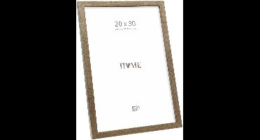 Deknudt Frames fotolijst S243D2 - bronskleur - smal - foto 18x24 cm