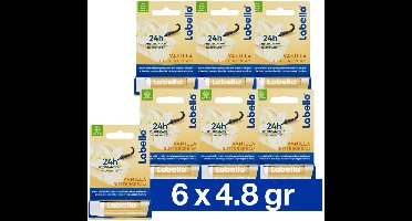 Labello Lippenbalsem Vanilla Buttercream - 6 x 4.8 gr - Voordeelverpakking