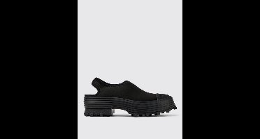 Platform Slingback Neoprene Shoes Wo - Black Flat Shoes