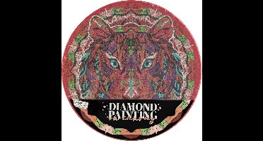 Craft Sensations - Diamond Painting op Canvas - Tijger - Diameter 30 cm - Geschikt voor 12 Jaar en Ouder