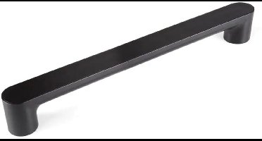 Vitility ID handgreep, badkamer beugel voor muurmontage, wandbeugel, veiligheidssteun voor badkamer douche bad toilet trap, ABS, max. belasting 150 kg, 55 cm, zwart