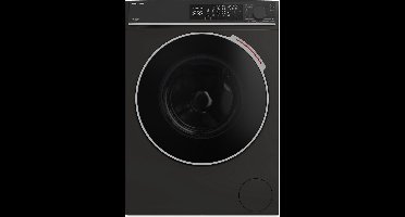 Sharp ESNFL814CBDABX - wasmachine - energie label A-20% - 8kg - 1400 toeren - Mat Zwart