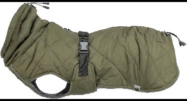 Hondenjas Trixie - Olijfgroen 33 Cm - Waterdicht, Verstelbaar, Fleece Voering