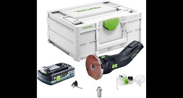 Festool OFKC 500 R3 EB-Basic accu-kantfrees 18 V 10 mm borstelloos + 1x accu 4,0 Ah + Systainer - zonder oplader