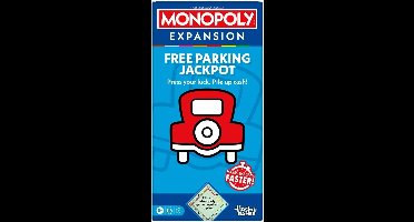 Hasbro Monopoly bordspel Free Parking Jackpot uitbreiding - familiespel.