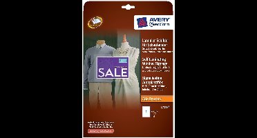 Avery Zweckform 5x Zelfklevende lamineeretiketten A4 170x257mm