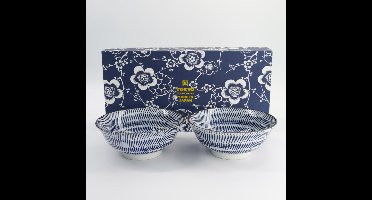 Tokyo Design Studio Ramen Bowl 2pcs Giftset 19x7.5cm 1100ml Kanna Made in Japan