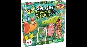 Tactic zoekspel educatief speelgoed bloemen en insecten karton.