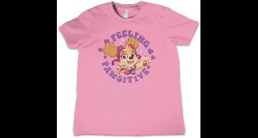 Paw Patrol Kinder T-Shirt Feeling Pawsitive Kids Tee NIC-12-PP010-DTF541 Pink-10 Jahre