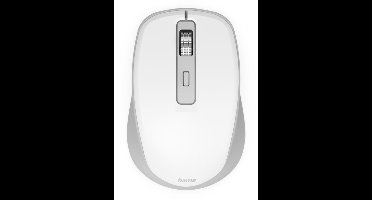 Hama WM-450 - Optische draadloze muis - 7 knoppen - 2.4 GHz RF & BT - Stil - Wit