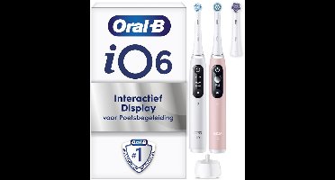 Oral-B iO 6 - Elektrische Tandenborstels - Wit en Roze