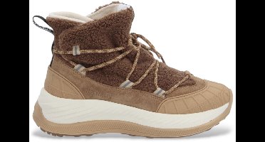 NO NAME Bruine enkellaarsjes van Explo