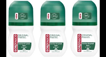 Borotalco Deodorant Roller 3 x 50 ml