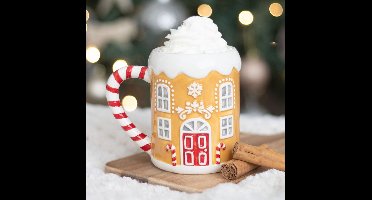Something Different - Candy Cane Gingerbread House Mok/beker - Multicolours
