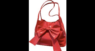 S&E Bow-Decor Bucket Bag – Trendy & Veelzijdig - Rood