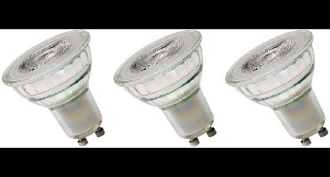 Spectrum LED Lamp GU10 230V 4,5W - 380 Lumen - 6000K Koud wit - Helder daglicht - Energiezuinig - 3 stuks