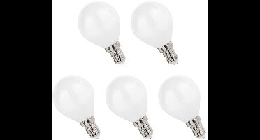 Spectrum LED Lamp E14 4W 230V - 400 Lumen - 2700K Warm wit - Gezellig licht - Energiezuinig - 5 stuks