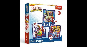 Trefl 3-in-1 Spidey Puzzels voor Kinderen