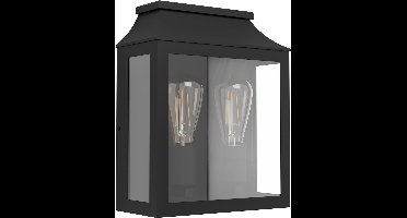 EGLO Soncino Wandlamp Voor buiten - E27 - IP44 - Zwart