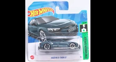 HOT WHEELS AUDI RS E-TRON GT GREY 109/250 1:64 HW GREEN SPEED 6/10 SHORT CARD