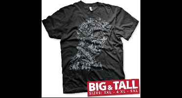 Harry Potter Wordings and Symbols Big & Tall Tee T-Shirt Black-4XL