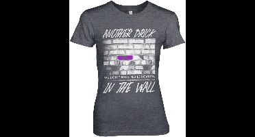 Pink Floyd Another Brick In The Wall Girly Tee Damen T-Shirt Dark-Heather-XL