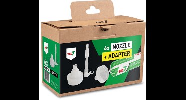 Tec7 Nozzle + adapter voor worsten (6 stuks)